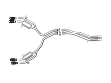 Load image into Gallery viewer, aFe AFE49-36427-B aFe 18-20 Audi RS5 Coupe MACH Force-Xp 3in to 2.5in 304 SS Axle-Back Exhaust System (Quad Black Tip)