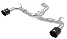 Load image into Gallery viewer, aFe AFE49-36421-B aFe 18-20 VW GTI (MK7.5) 2.0L MACH Force-Xp 3in to 2.5in 304 SS Axle-Back Exhaust System-Black Tips