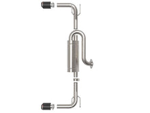 Load image into Gallery viewer, aFe AFE49-37023-C aFe 19-22 Mazda 3 L4 2.5L Takeda 3in to 2-1/2in 304 SS Axle-Back Exhaust w/ Carbon Fiber Tip