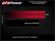 Load image into Gallery viewer, aFe AFE46-20478-B aFe Bladerunner Intercooler Hot Charge Pipe Black 2-2.5in 2021+ Ford F-150 V6-2.7L (tt)
