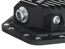 Load image into Gallery viewer, aFe AFE46-70352 aFe Power Pro Ser Rear Diff Cover Black w/Mach Fins 2017 Ford Diesel Trucks V8-6.7L(td) Dana M275-14