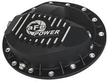Load image into Gallery viewer, aFe AFE46-70362 aFe Power Pro Series Rear Differential Cover Black w/Machined Fins 16-17 Nissan Titan XD(AAM 9.5-14)