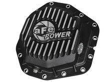 Load image into Gallery viewer, aFe AFE46-70382 aFe Power Rear Diff Cover Black w/Machined Fins 17 Ford F-350/F-450 6.7L (td) Dana M300-14 (Dually)