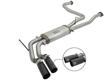 Load image into Gallery viewer, aFe AFE49-46126-B aFe POWER Rebel Series 2-1/2in 409 SS Cat Back Exhaust w/ Black Tips 16-17 Nissan Titan V8 5.6L