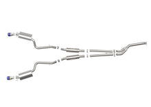 Load image into Gallery viewer, aFe AFE49-36059-L aFe POWER Takeda 16-17 Lexus IS200t L4-2.0L (t) 2.5in-3in 304 SS CB Exhaust w/ Blue Tip