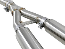 Load image into Gallery viewer, aFe AFE49-36134NM-L aFe POWER Takeda 2.5in 304 SS CB Exhaust w/ Blue Flame Tips 17-19 Infiniti Q60 V6-3.0L (tt)