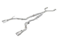 Load image into Gallery viewer, aFe AFE49-36134NM-P aFe POWER Takeda 2.5in 304 SS CB Exhaust w/ Polished Tips 17-19 Infiniti Q60 V6-3.0L (tt)