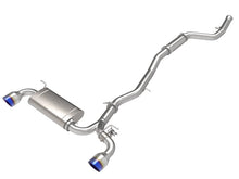 Load image into Gallery viewer, aFe AFE49-36050-L aFe POWER Takeda 2021 Toyota Supra 2.0L (t) 2.5in-3in 304 SS CB Exhaust w/ Blue Tips