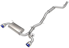 Load image into Gallery viewer, aFe AFE49-36050-L aFe POWER Takeda 2021 Toyota Supra 2.0L (t) 2.5in-3in 304 SS CB Exhaust w/ Blue Tips