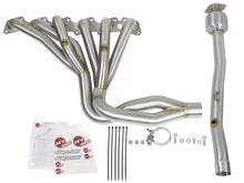 Load image into Gallery viewer, aFe AFE48-36105-YC aFe Power Twisted Steel Long Tube Header & Connection Pipes (Street Series) 01-16 Nissan Patrol