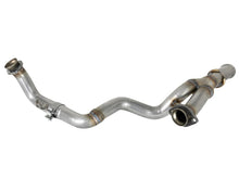 Load image into Gallery viewer, aFe AFE48-48026 aFe POWER Twisted Steel Y-Pipe 2-1/4in 409 SS Exhaust System 2018 Jeep Wrangler (JL) V6-3.6L