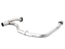 Load image into Gallery viewer, aFe AFE48-06207 aFe Power Twisted Steel Y-Pipe Aluminized 2in 12-14 Jeep Wrangler (JK) V6 3.6L (4dr)