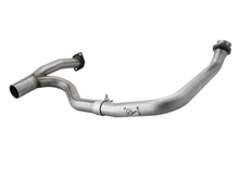 Load image into Gallery viewer, aFe AFE48-46208 aFe Power Twisted Steel Y-Pipe Stainless Steel 2.5in 12-14 Jeep Wrangler V6 3.6L