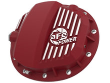 Load image into Gallery viewer, aFe AFE46-71140R aFe Pro Series GMCH 9.5 Rear Diff Cover Red w/ Machined Fins 19-20 GM Silverado/Sierra 1500