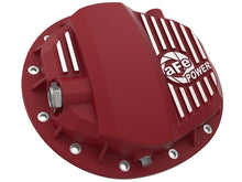 Load image into Gallery viewer, aFe AFE46-71140R aFe Pro Series GMCH 9.5 Rear Diff Cover Red w/ Machined Fins 19-20 GM Silverado/Sierra 1500