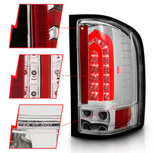 Load image into Gallery viewer, ANZO 2007-2013 Chevrolet Silverado 1500 LED Taillights Chrome Tail Lights ANZO