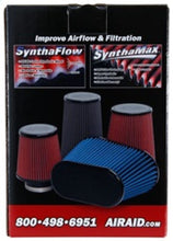 Load image into Gallery viewer, Airaid AIR700-458 Airaid Universal Air Filter - Cone 4 x 7 x 4 5/8 x 7 w/ Short Flange