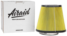 Load image into Gallery viewer, Airaid AIR724-476 Airaid Universal Air Filter - Cone 6in FLG x 10-3/4x7-3/4in B x 7x4in T x 9in H - Synthaflow