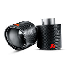 Load image into Gallery viewer, Akrapovic AKRTP-MINR56/57-CA Akrapovic 07-14 MINI Cooper S (R56) / Cooper S Cabrio (R57) Tail Pipe Set (Carbon)