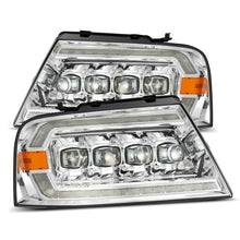 Load image into Gallery viewer, AlphaRex ARX880129 AlphaRex 04-08 Ford F150 / 06-08 Lincoln Mark LT NOVA LED Proj Headlights Chrome w/Activ Light/Seq