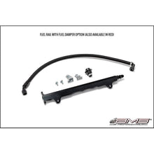 Load image into Gallery viewer, AMS AMSAMS.04.07.0006-2 AMS Performance 08-15 Mitsubishi EVO X CNC Machined Aluminum Fuel Rail w/Pulsation Dampener - Black