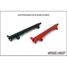 Load image into Gallery viewer, AMS AMSAMS.04.07.0006-2 AMS Performance 08-15 Mitsubishi EVO X CNC Machined Aluminum Fuel Rail w/Pulsation Dampener - Black