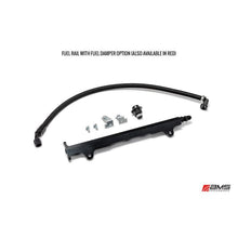 Load image into Gallery viewer, AMS AMSAMS.04.07.0006-1 AMS Performance 08-15 Mitsubishi EVO X CNC Machined Aluminum Fuel Rail w/Pulsation Dampener - Red