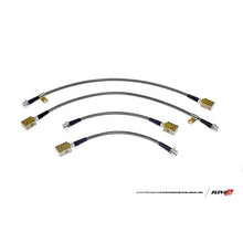Load image into Gallery viewer, AMS AMSALP.07.01.0001-2 AMS Performance 2009+ Nissan GT-R R35 Alpha Short Route Style Stainless Steel Brake Lines