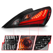 Load image into Gallery viewer, ANZO ANZ321347 ANZO 10-13 Hyundai Genesis 2DR LED Taillights Smoke