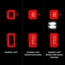 Load image into Gallery viewer, ANZO ANZ311414 Anzo 19-21 Chevy Silverado Full LED Tailights Black Housing Clear Lens G2 (w/C Light Bars)