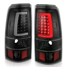 Load image into Gallery viewer, ANZO ANZ311330 ANZO 1999-2002 Chevy Silverado 1500 LED Taillights Plank Style Black w/Clear Lens