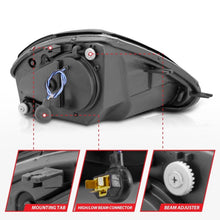 Load image into Gallery viewer, ANZO ANZ121332 ANZO 2000-2005 Mitsubishi Eclipse Projector Headlights w/ Halo Black