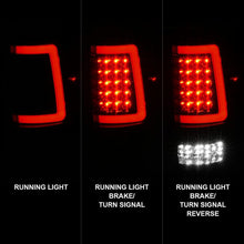 Load image into Gallery viewer, ANZO ANZ311342 ANZO 2004-2006 Ford F-150 LED Tail Lights w/ Light Bar Black Housing Clear Lens