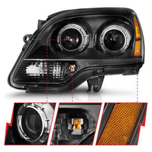 Load image into Gallery viewer, ANZO ANZ111530 ANZO 2007-2012 GMC Acadia Projector Headlights Balck Housing