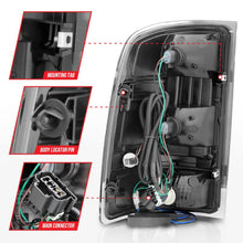 Load image into Gallery viewer, ANZO ANZ311389 ANZO 2007-2013 GMC Sierra LED Tail Lights w/ Light Bar Black Housing Smoke Lens