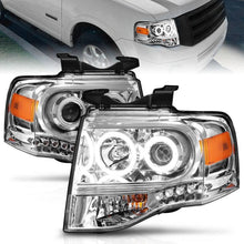 Load image into Gallery viewer, ANZO ANZ111114 ANZO 2007-2014 Ford Expedition Projector Headlights Chrome