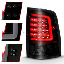 Load image into Gallery viewer, ANZO ANZ311319 ANZO 2009-2018 Dodge Ram 1500 LED Taillight Plank Style Black w/Smoke Lens