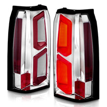 Load image into Gallery viewer, ANZO ANZ311376 ANZO 2015-2020 Chevrolet Tahoe LED Tail Lights w/ Light Bar Chrome Housing Clear Lens