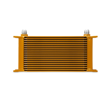 Load image into Gallery viewer, Mishimoto Universal 19 Row Oil Cooler - Gold Oil Coolers Mishimoto