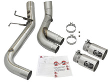 Load image into Gallery viewer, aFe Victory Series 4in 409-SS DPF-Back Exhaust w/ Dual Polished Tips 2017 GM Duramax V8-6.6L(td) L5P DPF Back aFe