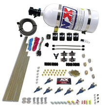 Load image into Gallery viewer, Nitrous Express 8 Cyl Piranha Direct Port 4 Solenoids Nitrous Kit (200-500HP EFI Jets) w/10lb Bottle Nitrous Systems Nitrous Express