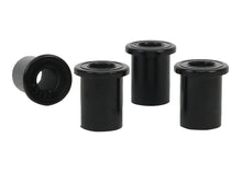 Load image into Gallery viewer, Whiteline Plus 12/05+ Nissan Frontier/XTerra Rear Spring Shackle Bushing Spring Insulators Whiteline