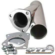 Load image into Gallery viewer, QTP 2.5in Weld-On QTEC Exhaust Cutout Y-Pipe Y Pipes QTP