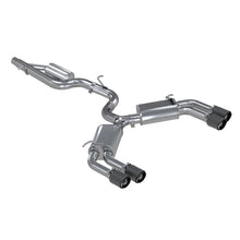 Load image into Gallery viewer, MBRP 15-18 Audi S3 SS 3in Quad Split Rear Exit w/ Carbon Fiber Tips - T304 Catback MBRP