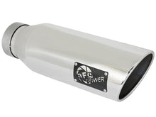 Load image into Gallery viewer, aFe MACH Force-XP 409 SS Exhaust Tip 4in In x 6in Out x 18in L Bolt-On Right Catback aFe