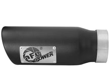 Load image into Gallery viewer, aFe MACHForce-XP 3.5in 409 Stainless Steel Exhaust Tip 3.5in x 4.5in Out x 12in L Clamp-On Catback aFe