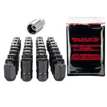 Load image into Gallery viewer, McGard 8 Lug Hex Install Kit w/Locks (Cone Seat Nut) M14X1.5 / 22mm Hex / 1.635in. Length - Black Lug Nuts McGard