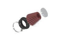 Load image into Gallery viewer, K&N Universal Chrome Filter 2.125 in Flange ID / 3in Base OD / 2in Top OD / 2.75in Height Air Filters - Universal Fit K&N Engineering