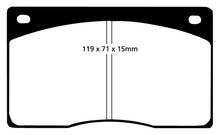 Load image into Gallery viewer, EBC 93-97 Aston Martin DB7 3.2 Supercharged Yellowstuff Front Brake Pads Brake Pads - Performance EBC