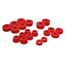 Load image into Gallery viewer, Energy Suspension Fd Bronco Body Mount Set - Red Bushing Kits Energy Suspension